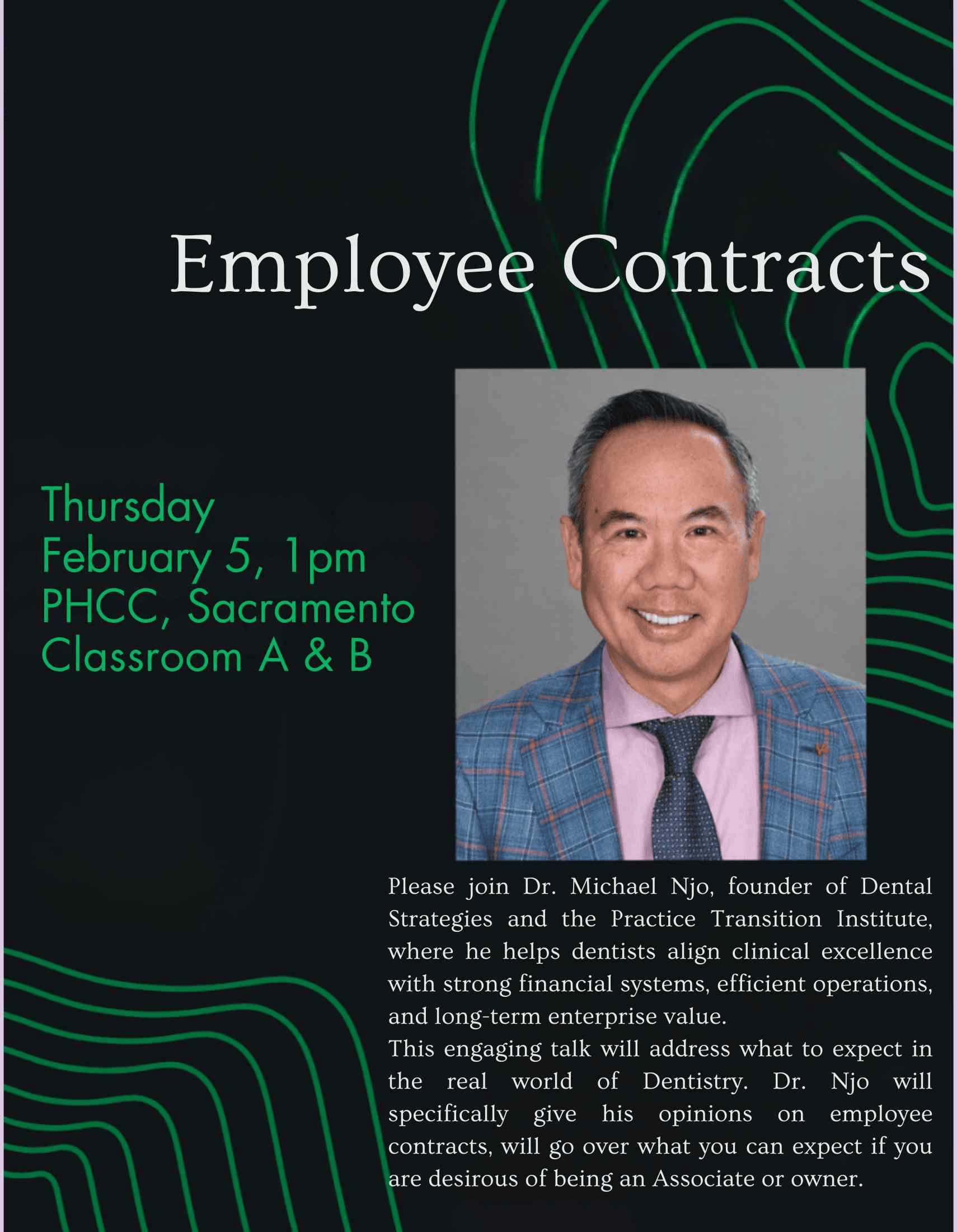 Dr. Michael Njo in action supporting and educating dental professionals