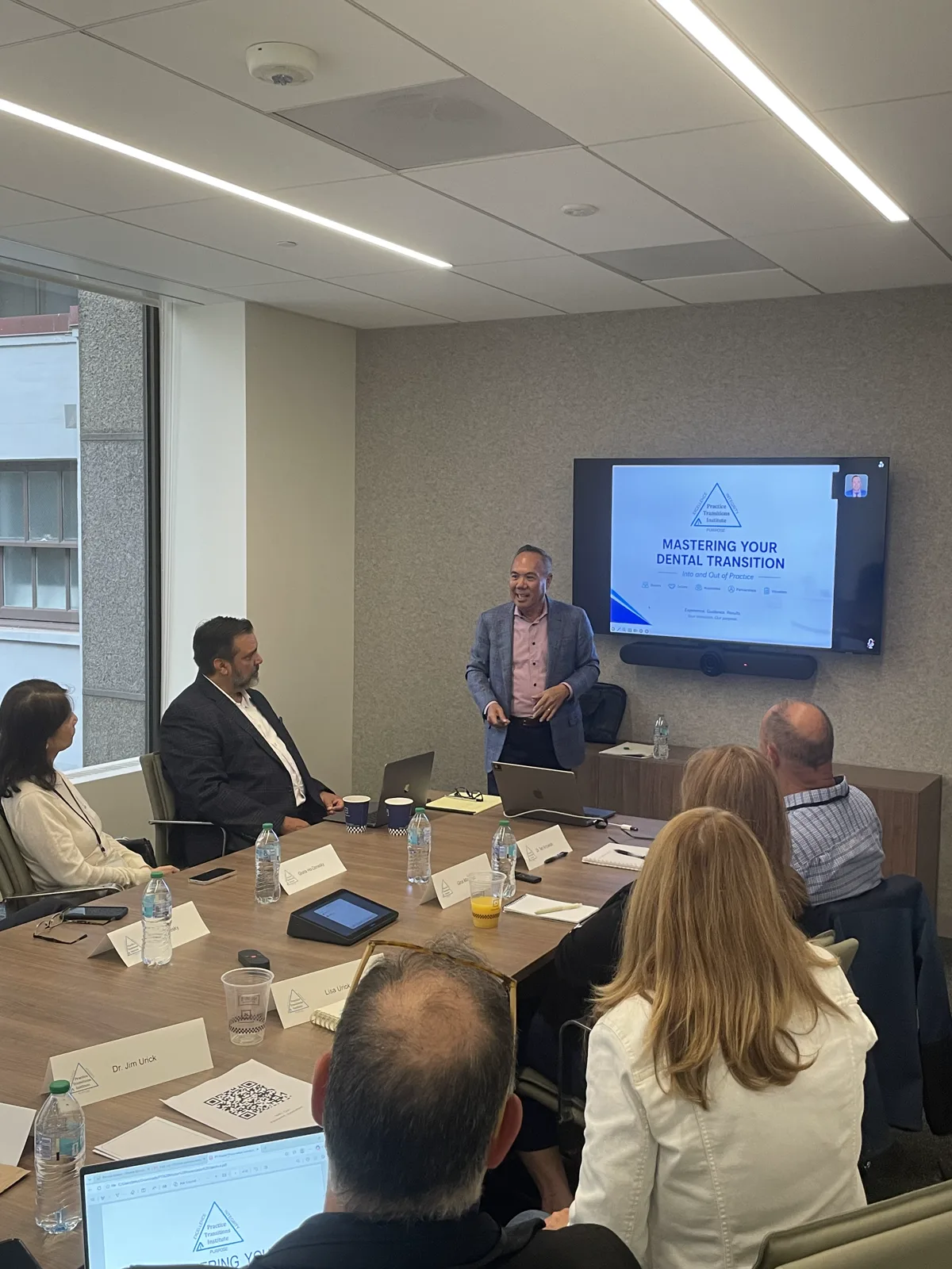 Dr. Michael Njo presenting Mastering Your Dental Transition at the July 2026 San Francisco seminar